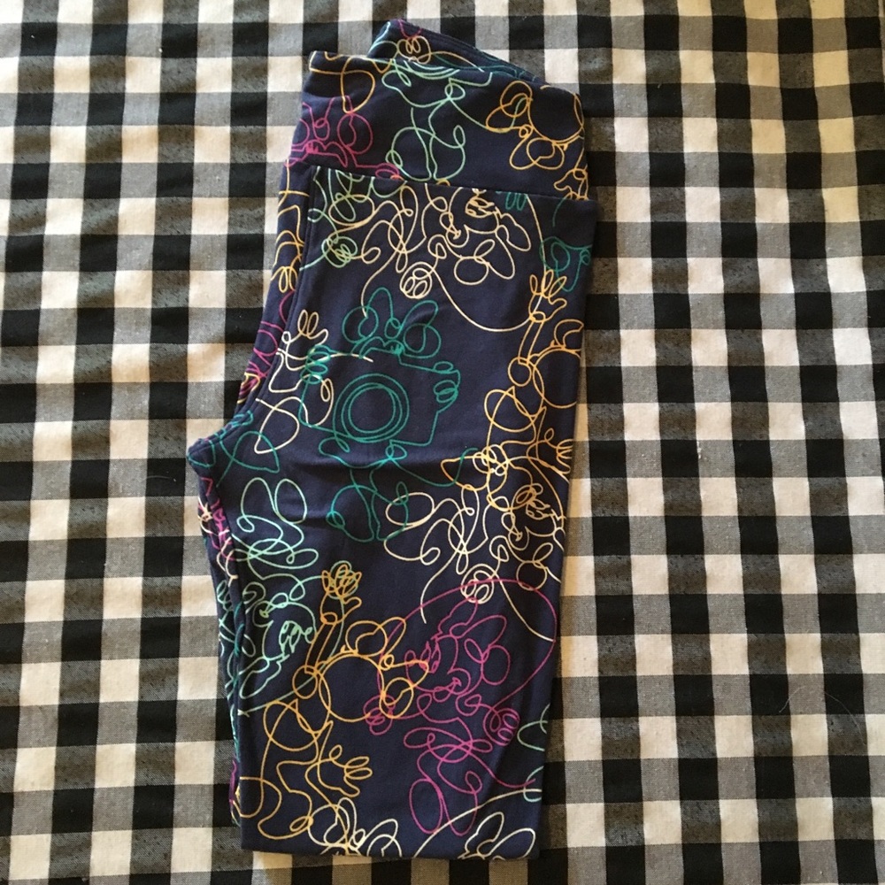 Minnie Jumping Rope Lularoe Leggings (OS)